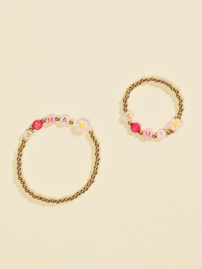 Mama & Mini Pink Ombre Bracelet Set - TULLABEE