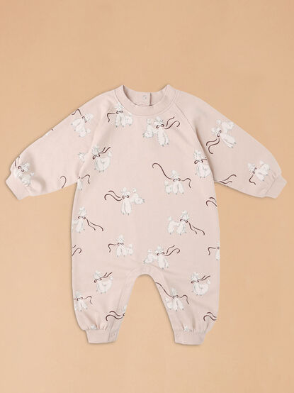 Poodles Raglan Jumpsuit by Rylee + Cru - TULLABEE