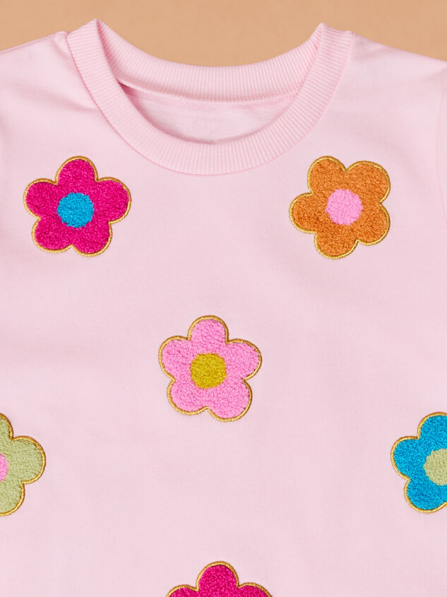 Flower Patch Top and Pant Set by Mud pie Detail 4 - TULLABEE