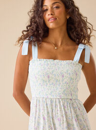 Gemma Floral Maxi Dress Detail 2 - TULLABEE