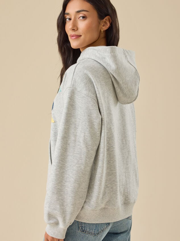The Empire State Icons Hoodie Detail 5 - TULLABEE