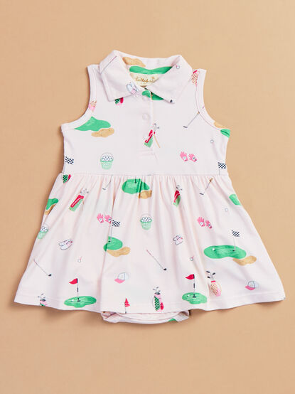 Little Caddy Polo Bodysuit Dress - TULLABEE