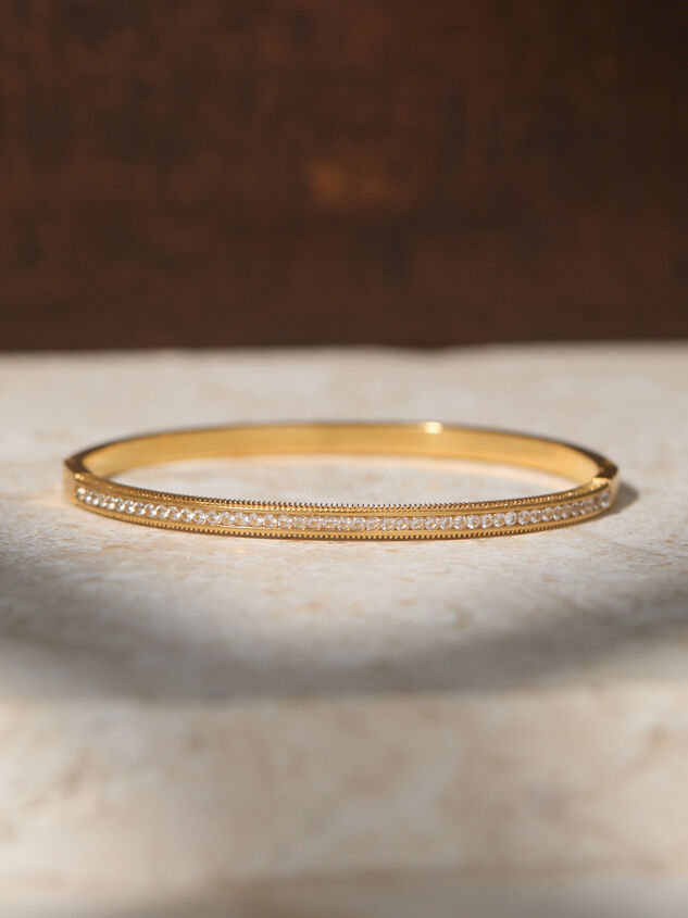 Stainless Steel Diamond Knot Bangle Set Detail 2 - TULLABEE