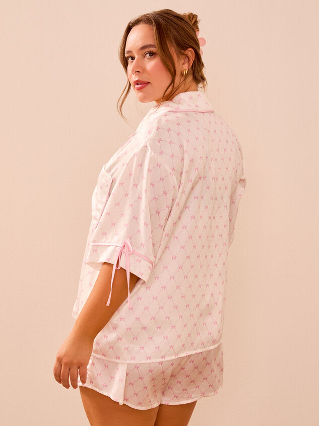 Stacie Satin Bow Top Detail 5 - TULLABEE