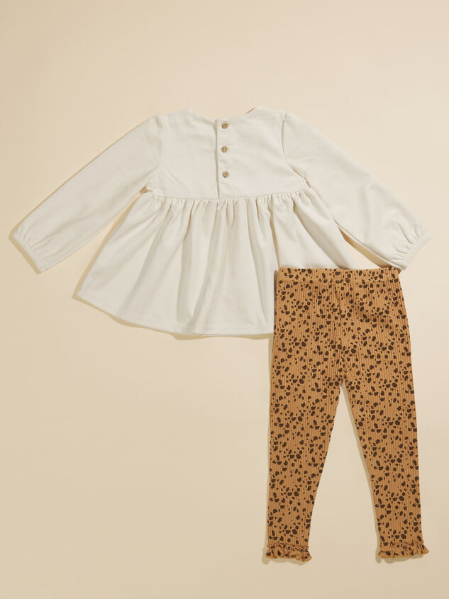 Bailey Velvet Tunic and Leopard Leggings by MudPie Detail 2 - TULLABEE
