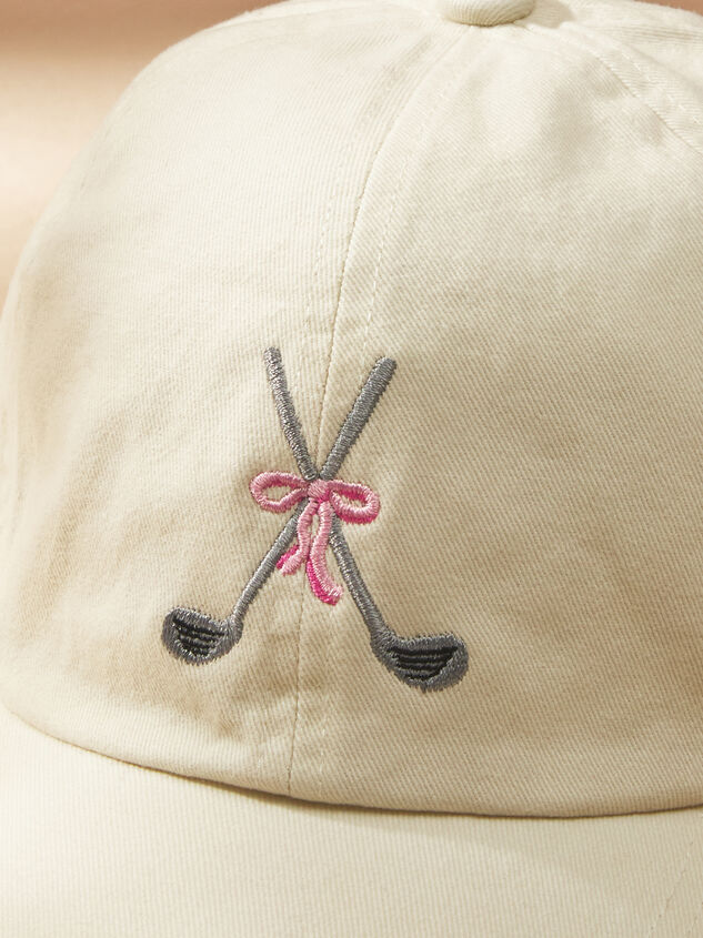 Golf Baseball Cap Detail 2 - TULLABEE