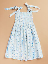 Aster Floral Mini Dress Detail 2 - TULLABEE