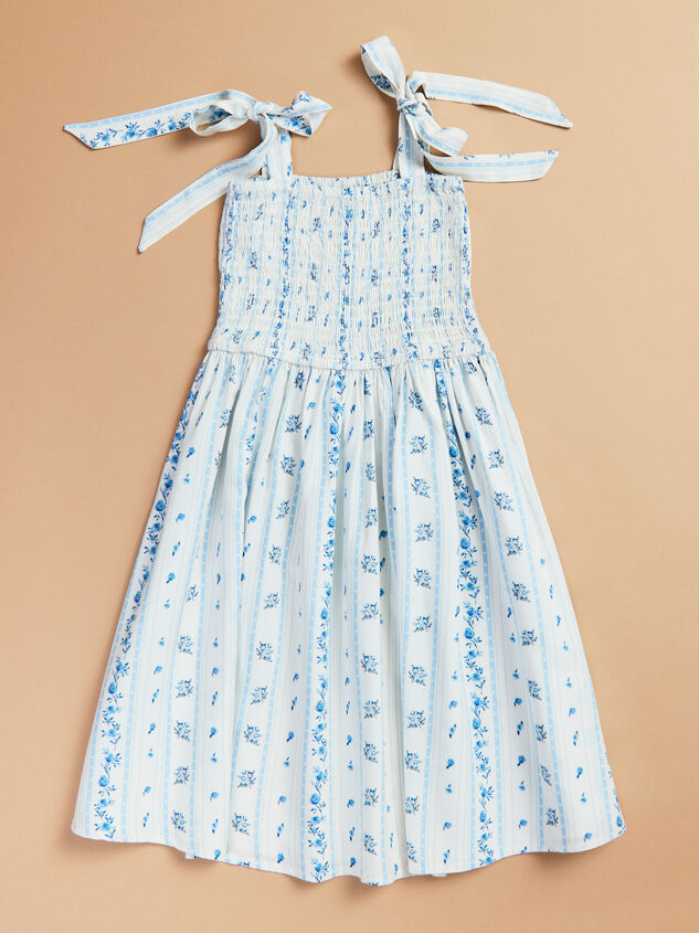 Aster Floral Mini Dress Detail 2 - TULLABEE