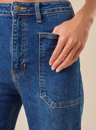 Layla Straight Leg Jean Detail 3 - TULLABEE