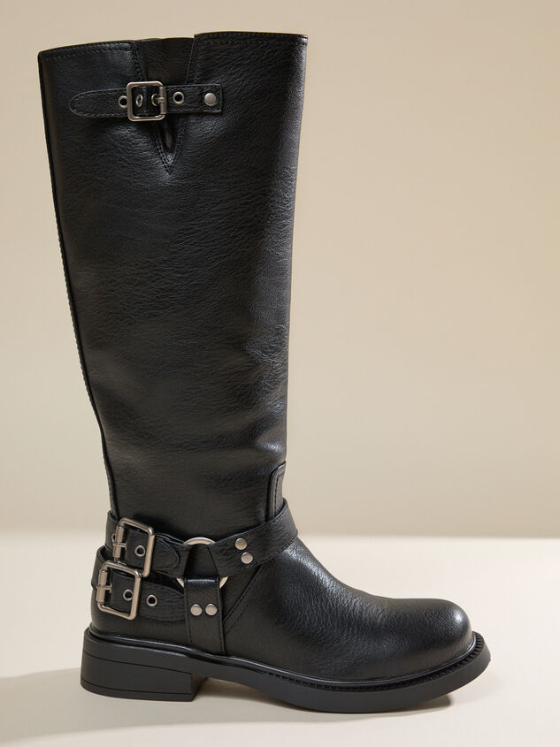 Kaylen Tall Moto Boot by Billini - TULLABEE