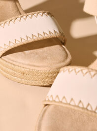 Elizabeth Stitched Wedges Detail 2 - TULLABEE