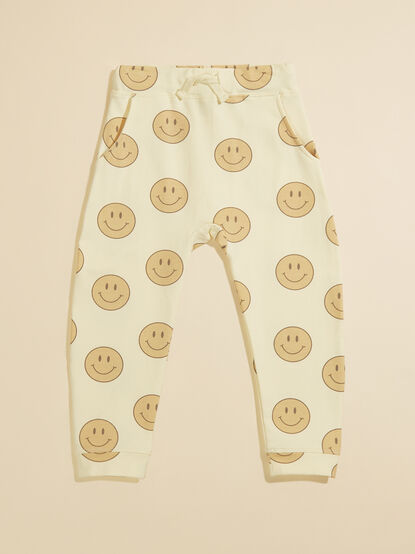 Smiley Face Joggers - TULLABEE