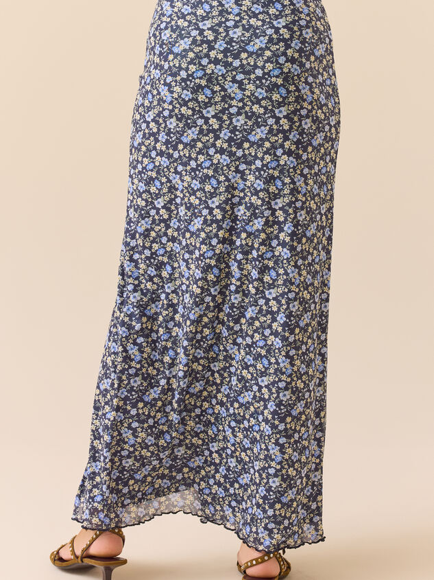 Liliette Mesh Midi Skirt Detail 5 - TULLABEE