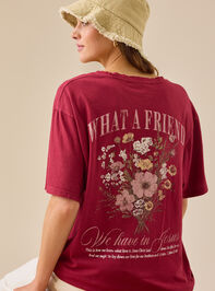 What A Friend We Have Oversized Tee - TULLABEE