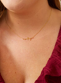 18k Gold Wifey Necklace Detail 3 - TULLABEE