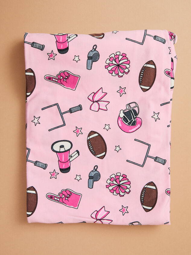 Kickoff Kisses Swaddle Detail 2 - TULLABEE