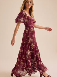 Livia Floral Maxi Dress Detail 3 - TULLABEE