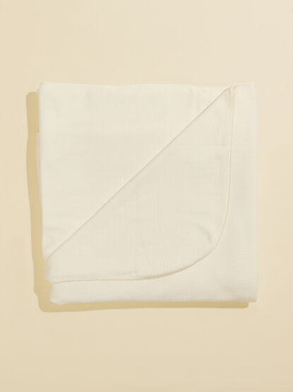 Neutral Ribbed Swaddle - TULLABEE