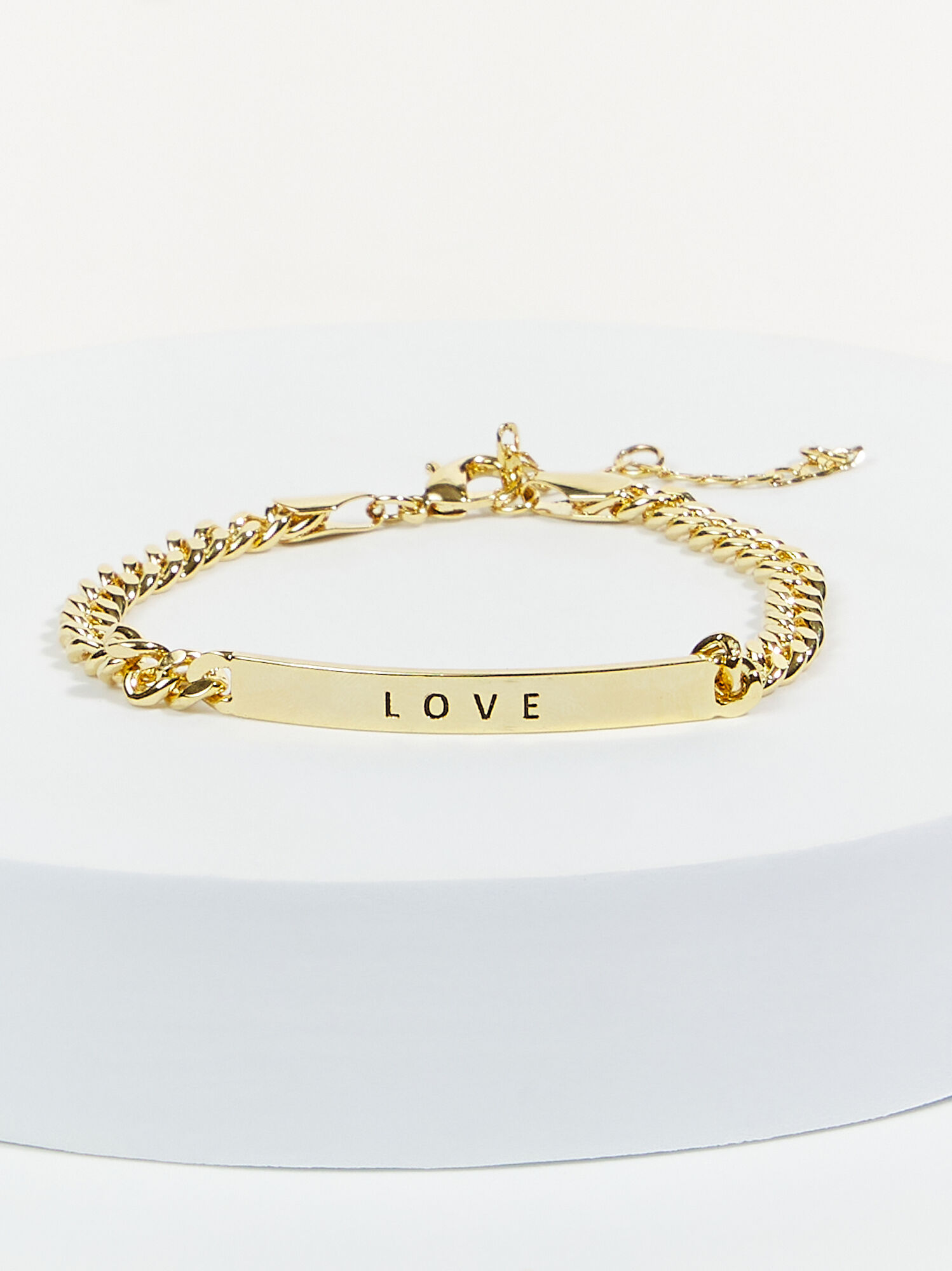 Engraved love clearance bracelet