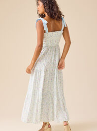 Gemma Floral Maxi Dress Detail 4 - TULLABEE