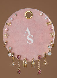 Noelle Blush Velvet Earring Pack - TULLABEE