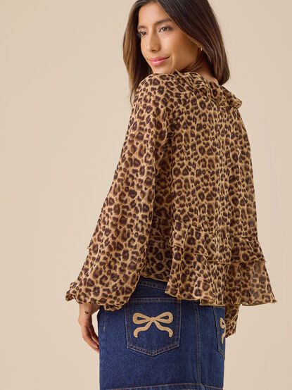 Britt Bow Denim Skirt - TULLABEE