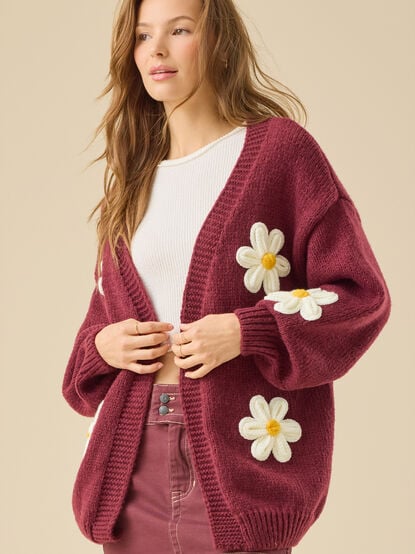 Josie 3D Flower Cardigan - TULLABEE