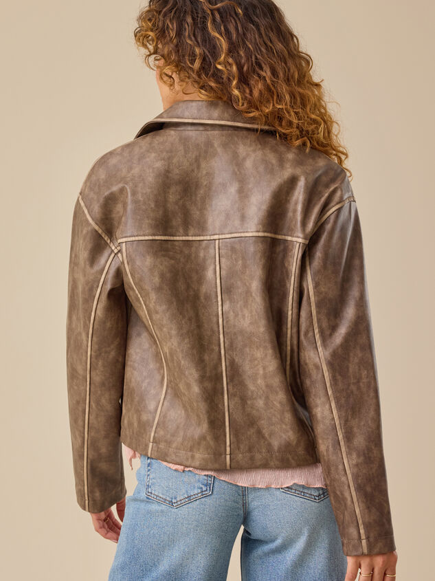 Marken Leather Jacket Detail 6 - TULLABEE