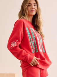 Merry Patchwork Pullover Detail 4 - TULLABEE