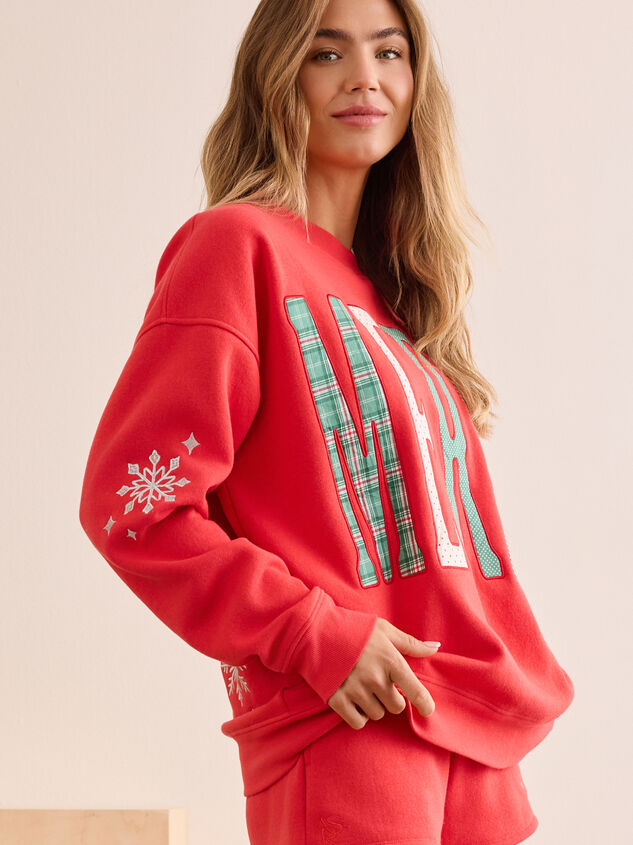 Merry Patchwork Pullover Detail 4 - TULLABEE