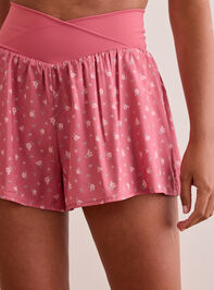 In Motion Floral Short Detail 2 - TULLABEE
