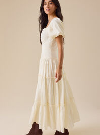 Talla Drop Waist Maxi Dress Detail 4 - TULLABEE