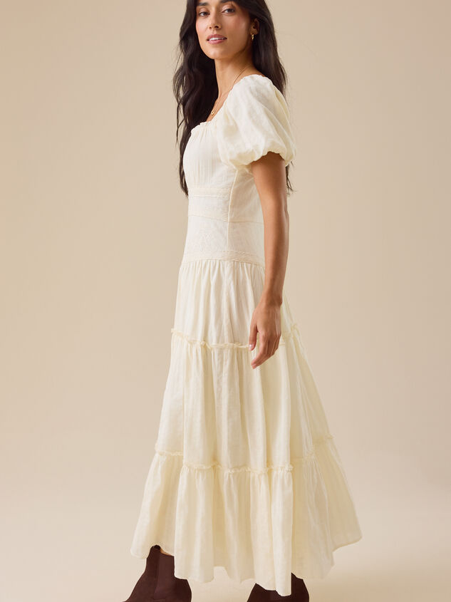 Talla Drop Waist Maxi Dress Detail 4 - TULLABEE
