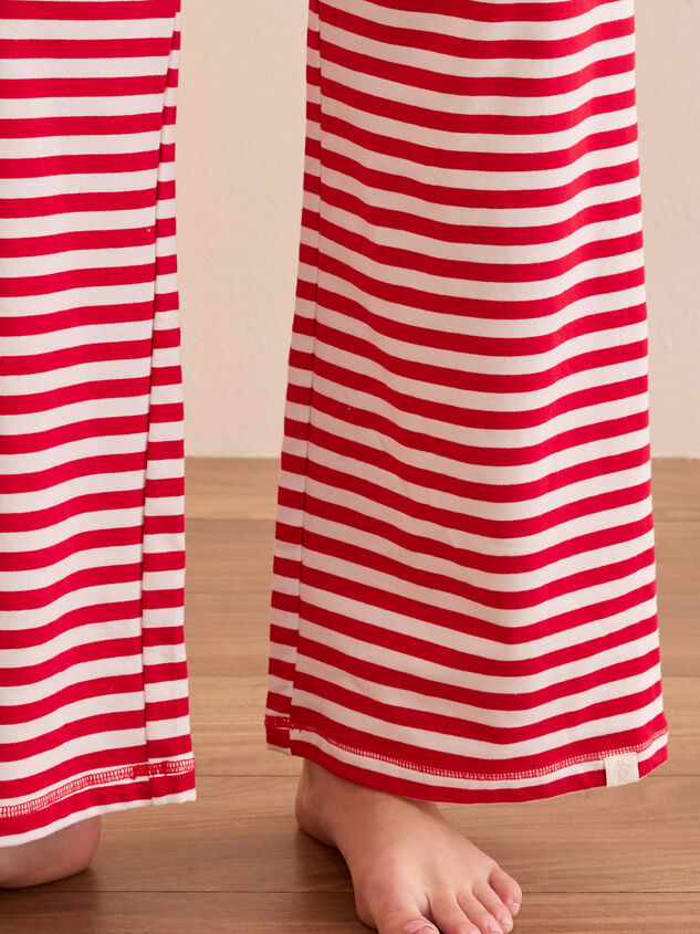 Peaceful Drift Striped Lounge Pant Detail 6 - TULLABEE