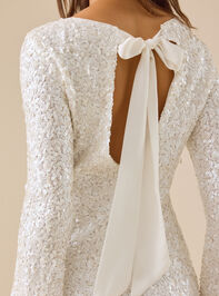 Delaney Sequin Mini Dress Detail 7 - TULLABEE