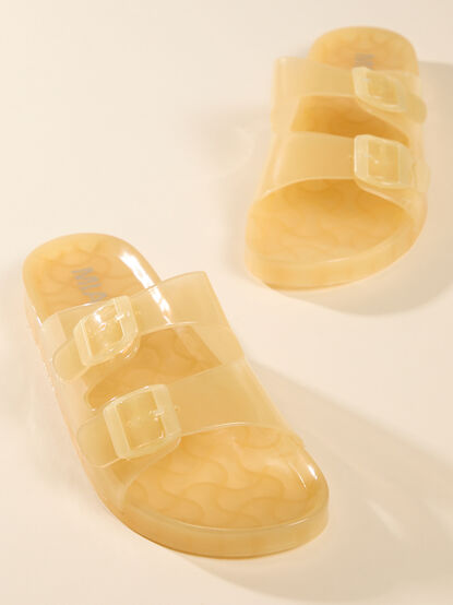 Glimma Jelly Buckle Sandal - TULLABEE