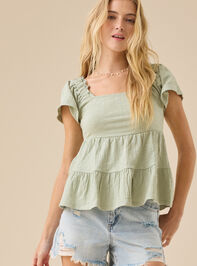 Lindsay Tiered Babydoll Top - TULLABEE