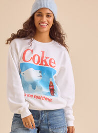 Coke Polar Bear Graphic Sweatshirt - TULLABEE