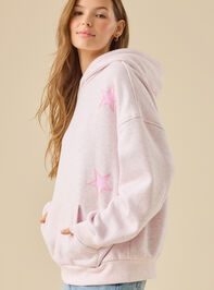 Stripe Star Hoodie Detail 4 - TULLABEE