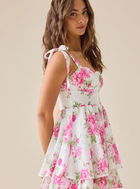 Semlia Floral Mini Dress Detail 3 - TULLABEE