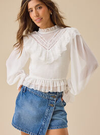 Genesis Lace Flowy Blouse - TULLABEE