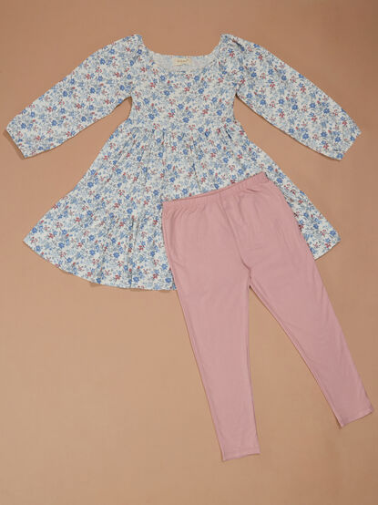 Country Girl Floral Toddler Set - TULLABEE