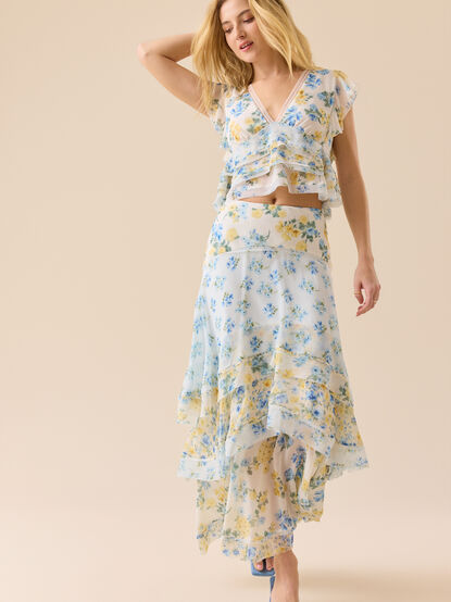 Emmalyn Ruffle Maxi Skirt - TULLABEE