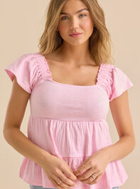 Leylani Tiered Babydoll Top Detail 2 - TULLABEE