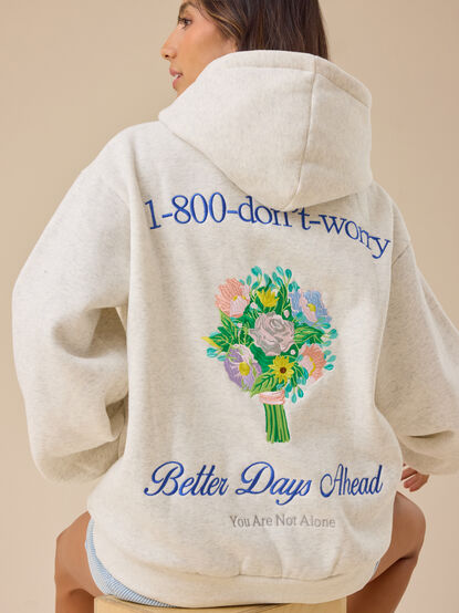 1-800-Don't-Worry Sweatshirt - TULLABEE