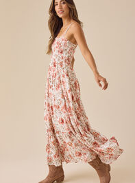 Kendall Floral Maxi Dress Detail 3 - TULLABEE