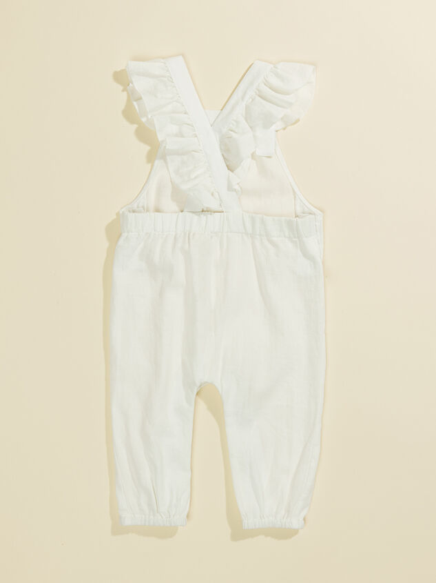 Eloise Ruffle Overalls by Vignette Detail 2 - TULLABEE