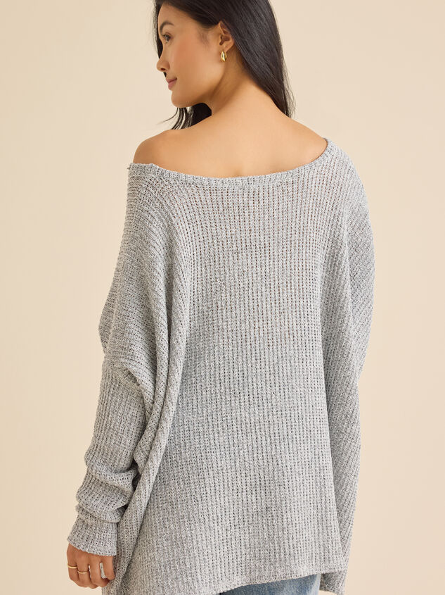 Liddy Oversized Sweater Detail 4 - TULLABEE