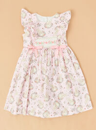 Bloom Bunny Smocked Baby Dress - TULLABEE