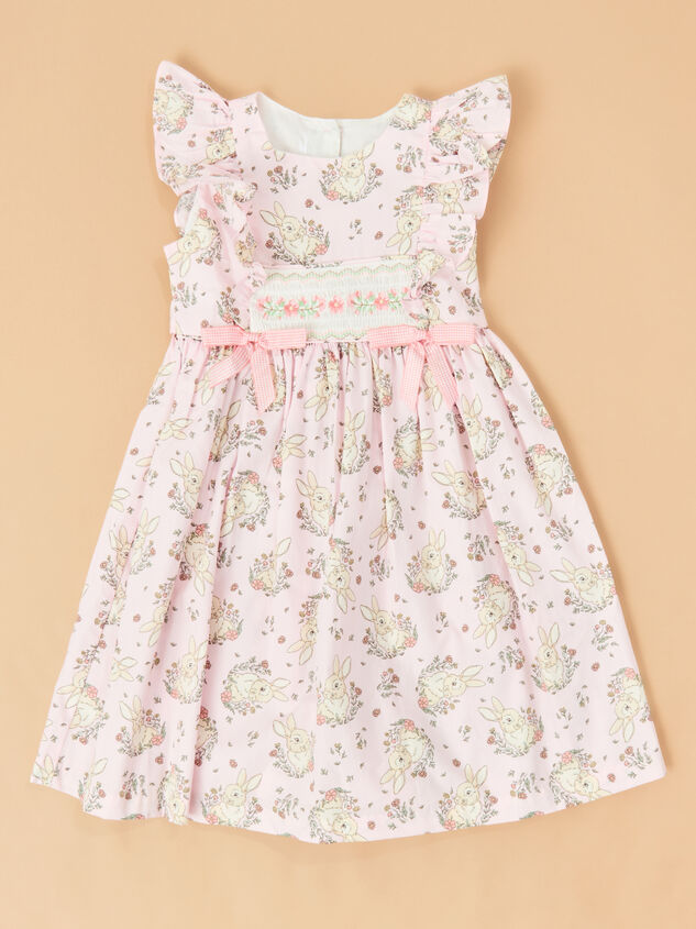 Bloom Bunny Smocked Baby Dress - TULLABEE